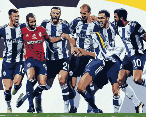 West Bromwich Albion Footballers Diamond Painting