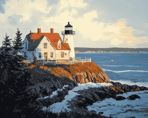 West Quoddy Lighthouse Diamond Painting