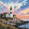 West Quoddy Maine Lighthouse Diamond Painting