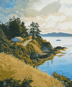 Whidbey Island Coastlines Diamond Painting