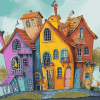 Whimsical Cartoon House Diamond Painting