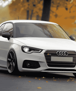 White Audi A1 Car Diamond Painting