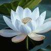 White Lotus Flower Diamond Painting