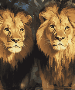 Wild Lion Majesty Diamond Painting