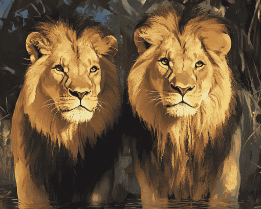 Wild Lion Majesty Diamond Painting