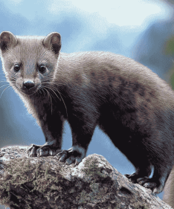 Wild Marten Animal Diamond Painting