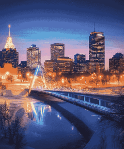 Winnipeg Cityscape Diamond Painting