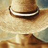 Woman's Straw Hat Diamond Painting