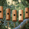 Woodland Landscape Wooden Wind Chimes Diamond Painting