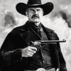 Wyatt Earp Black and White Diamond Painting