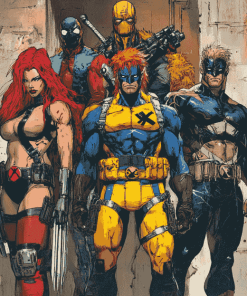 X-Force Superheroes Diamond Painting