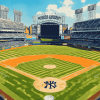 Yankee Stadium Landscape Diamond Painting