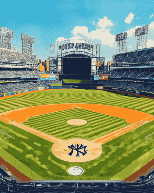 Yankee Stadium Landscape Diamond Painting