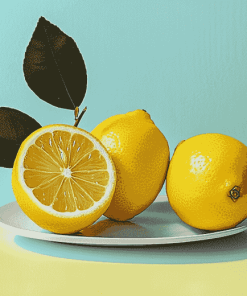 Yellow Lemons Fruit Diamond Painting