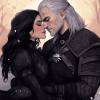 Yennefer and Geralt Romance Diamond Painting