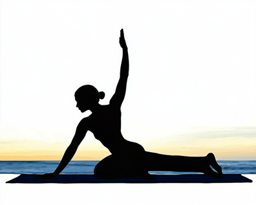 Yoga Silhouettes Sport Diamond Painting