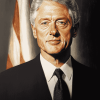 Young Bill Clinton Politician Diamond Painting