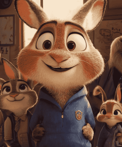 Zootopia Nick And Juddy Diamond Painting