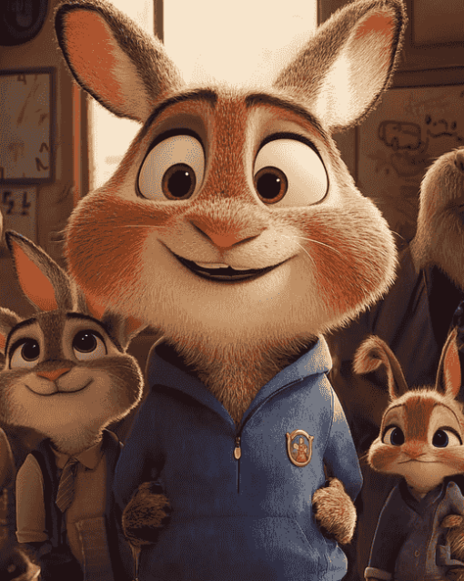 Zootopia Nick And Juddy Diamond Painting