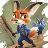 Zootopia Nick Wilde Diamond Painting