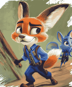 Zootopia Nick Wilde Diamond Painting