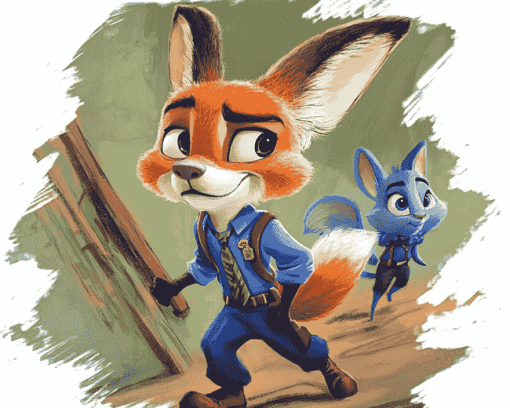 Zootopia Nick Wilde Diamond Painting